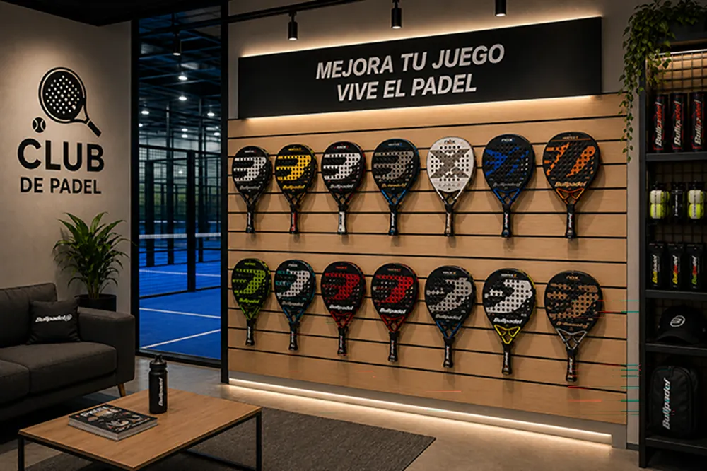 Shelf2000, 15 años equipando tiendas y clubes de pádel